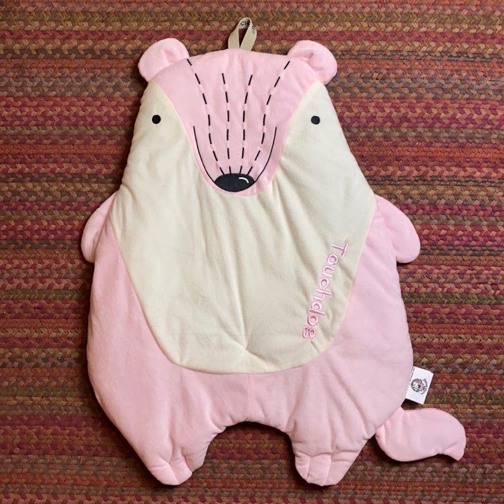 TOUCHDOG CRITTER HUGZ PINK ANIMAL DOG MAT / BED